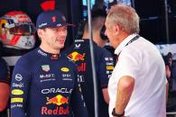 (L to R): Max Verstappen (NLD) Red Bull Racing with Dr Helmut Marko (AUT) Red Bull Motorsport Consultant. Formula 1 World