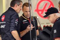 Guenther Steiner (ITA) Haas F1 Team Prinicipal with Gene Haas (USA) Haas Automotion President (Right). Formula 1 World