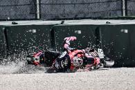 Aleix Espargaro crash, Misano MotoGP test, 11 September