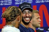 Daniel Ricciardo (AUS) AlphaTauri in the FIA Press Conference. Formula 1 World Championship, Rd 19, United States Grand