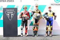 Celestino Vietti, Fermin Aldeguer, Manuel Gonzalez, Moto2, Malaysian MotoGP, 11 November