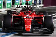 Pole sitter Charles Leclerc (MON) Ferrari SF-23 arrives in parc ferme. Formula 1 World Championship, Rd 22, Las Vegas