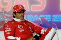 Carlos Sainz Jr (ESP) Ferrari in the post qualifying FIA Press Conference. Formula 1 World Championship, Rd 22, Las Vegas