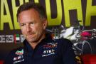 Christian Horner (GBR) Red Bull Racing Team Principal in the FIA Press Conference. Formula 1 World Championship, Rd 23,