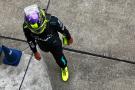 Lewis Hamilton (GBR) Mercedes AMG F1 in qualifying parc ferme. Formula 1 World Championship, Rd 4, Japanese Grand Prix,