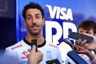Daniel Ricciardo (AUS) RB with the media. Formula 1 World Championship, Rd 5, Chinese Grand Prix, Shanghai, China,