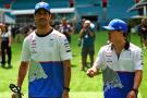 (L to R): Daniel Ricciardo (AUS) RB with team mate Yuki Tsunoda (JPN) RB. Formula 1 World Championship, Rd 6, Miami Grand