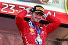 Race winner Charles Leclerc (MON) Ferrari celebrates on the podium. Formula 1 World Championship, Rd 8, Monaco Grand Prix,