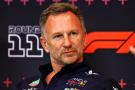 Christian Horner (GBR) Red Bull Racing Team Principal in the FIA Press Conference. Formula 1 World Championship, Rd 11,