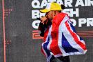 Race winner Lewis Hamilton (GBR) Mercedes AMG F1 in parc ferme. Formula 1 World Championship, Rd 12, British Grand Prix,