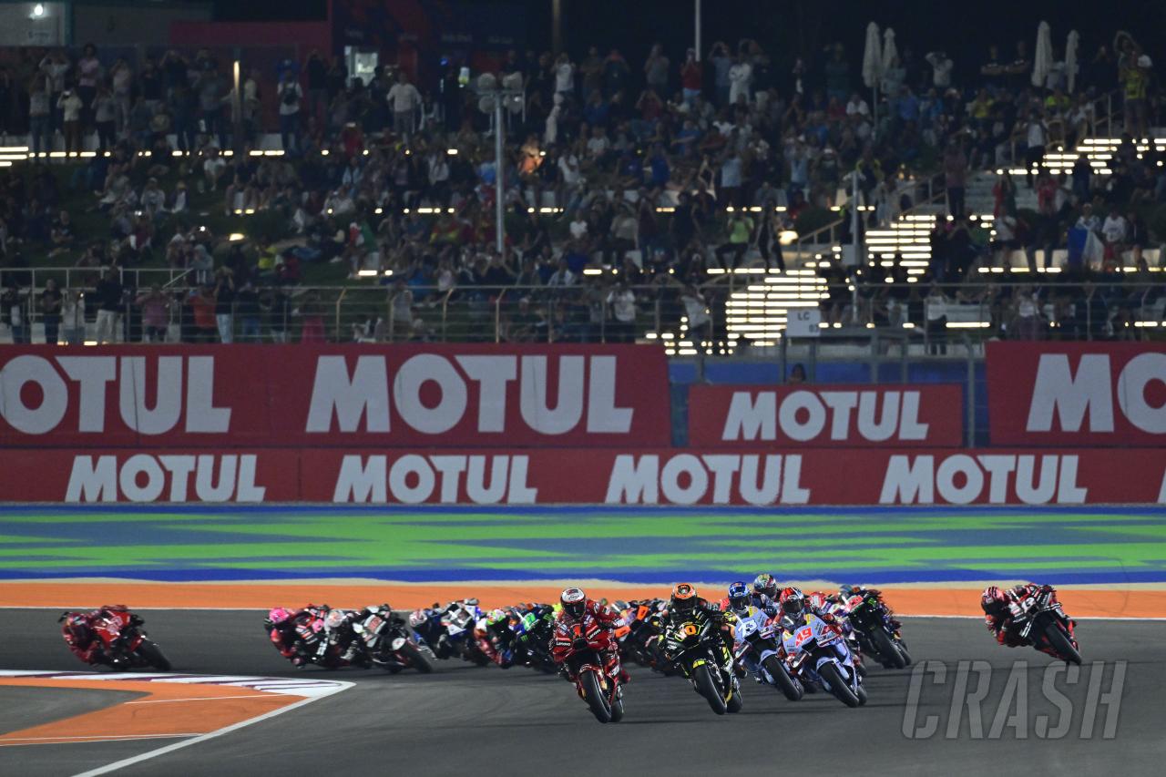 2024 Qatar MotoGP Crash