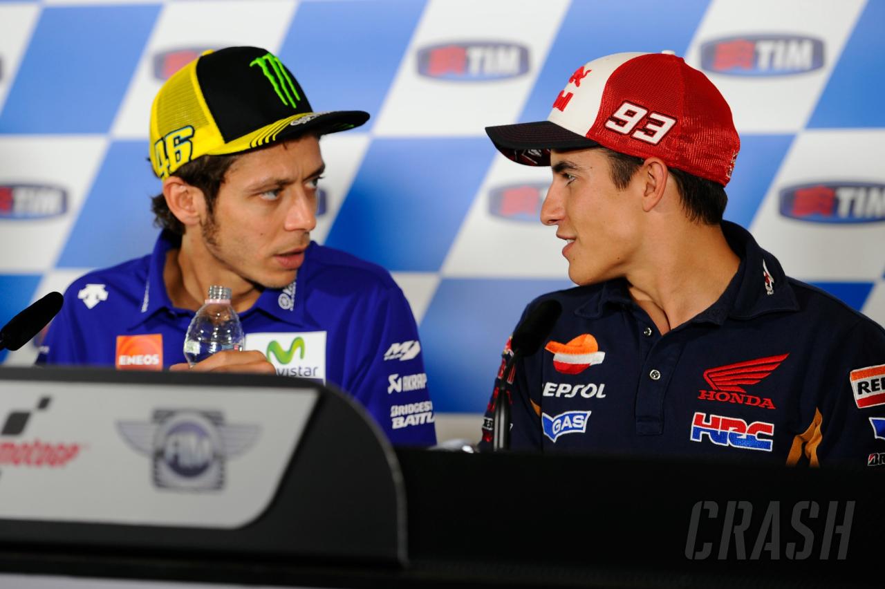 Marc Marquez admits he didn’t want to “help” Valentino Rossi at ...