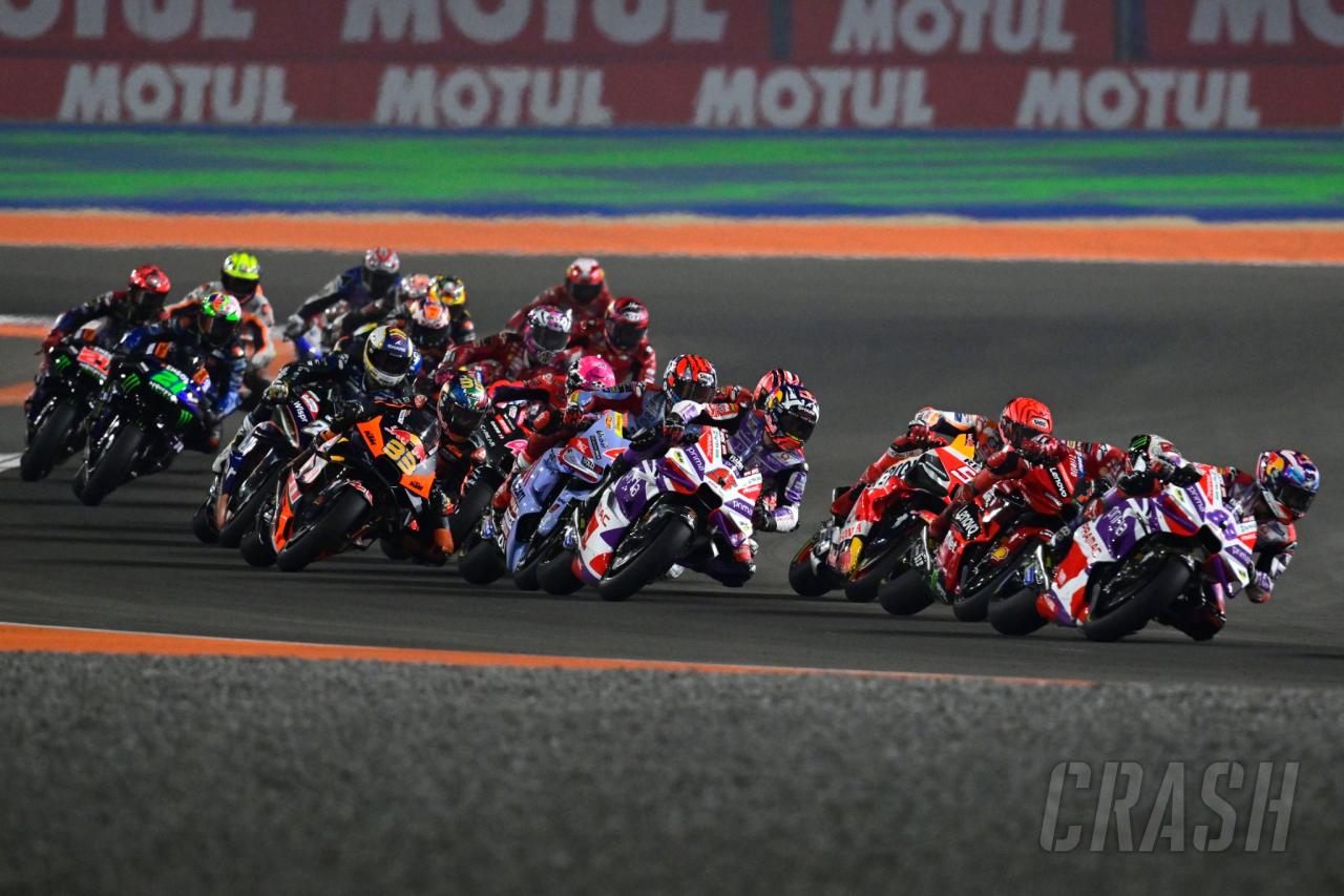 2023 Qatar MotoGP Lusail Sprint Race Results MotoGP Crash