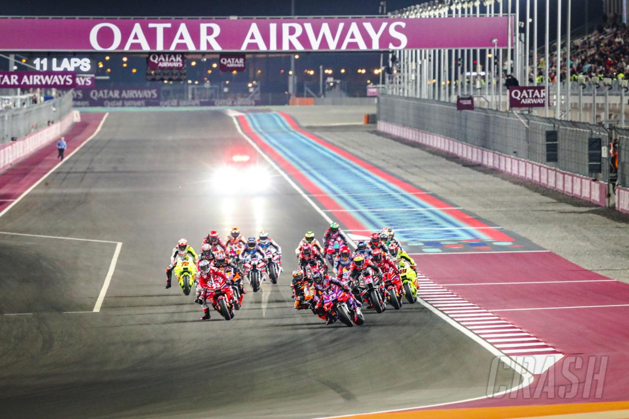 2024 Qatar MotoGP Lusail Sprint Race Results MotoGP Crash