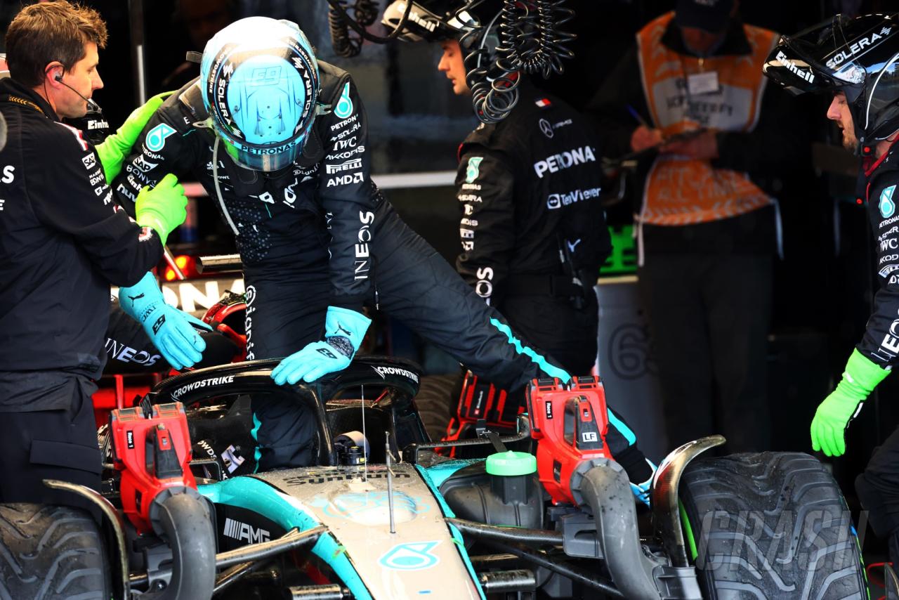George Russell detalla el destino del motor tras su retiro en Silverstone |  F1