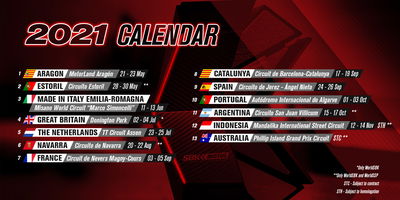 Estoril added to 2021 World Superbike Championship calendar