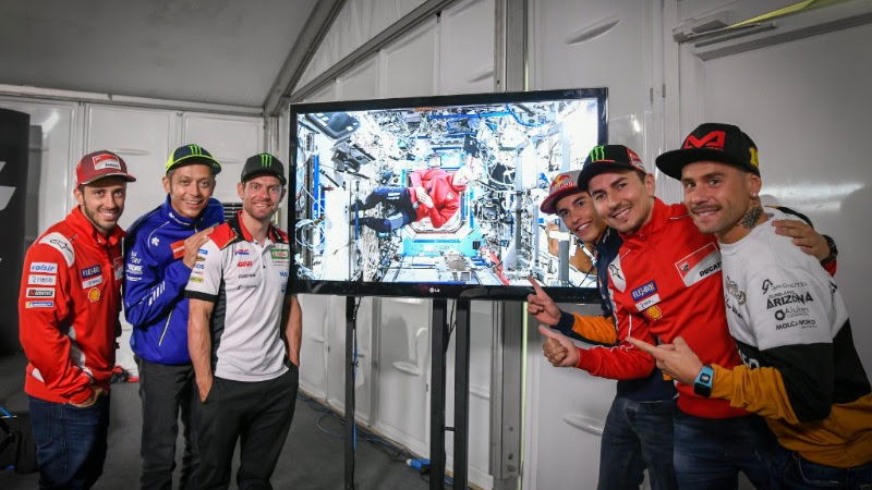 MotoGP mendapatkan koneksi Stasiun Luar Angkasa untuk Silverstone